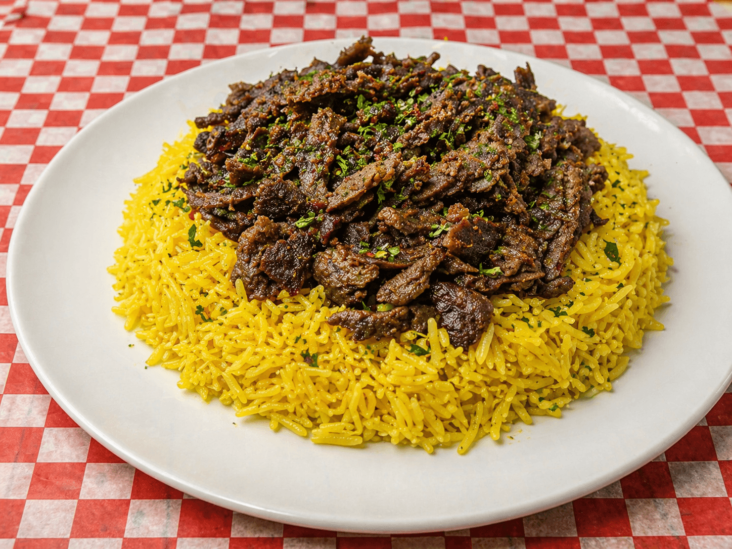 Beef Shawarma with Rice
